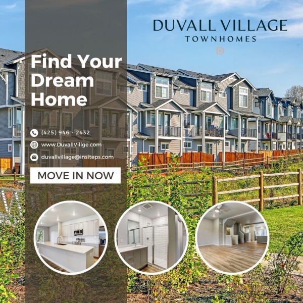 Modern Townhomes in Duvall, WA for Rent Duvall Village Townhomes